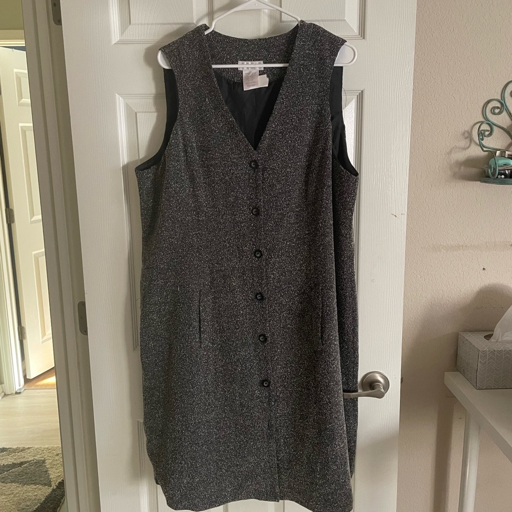 Button up dress